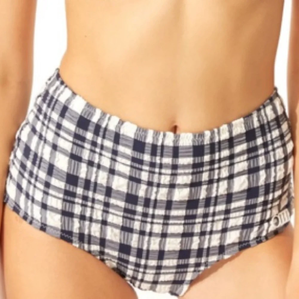 SOLID & STRIPES The Ginger Puckered Madras Bottom